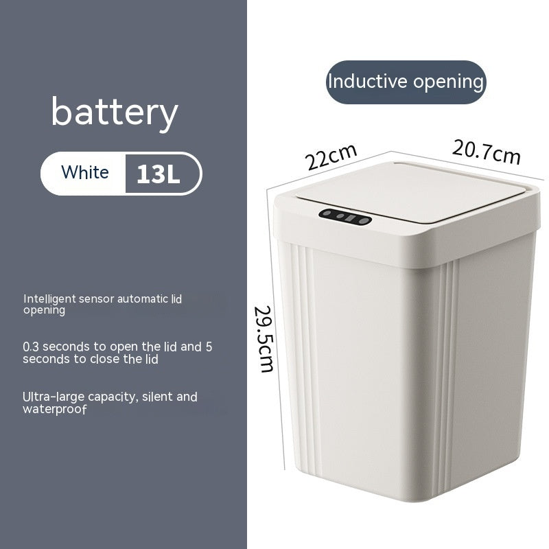 Waterproof Automatic Smart Induction Trash Can With Lid - Lifestyle360store