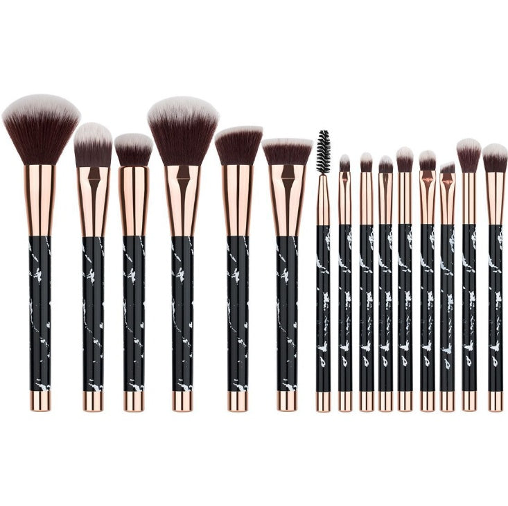 11 sets of marble makeup brush - Lifestyle360store