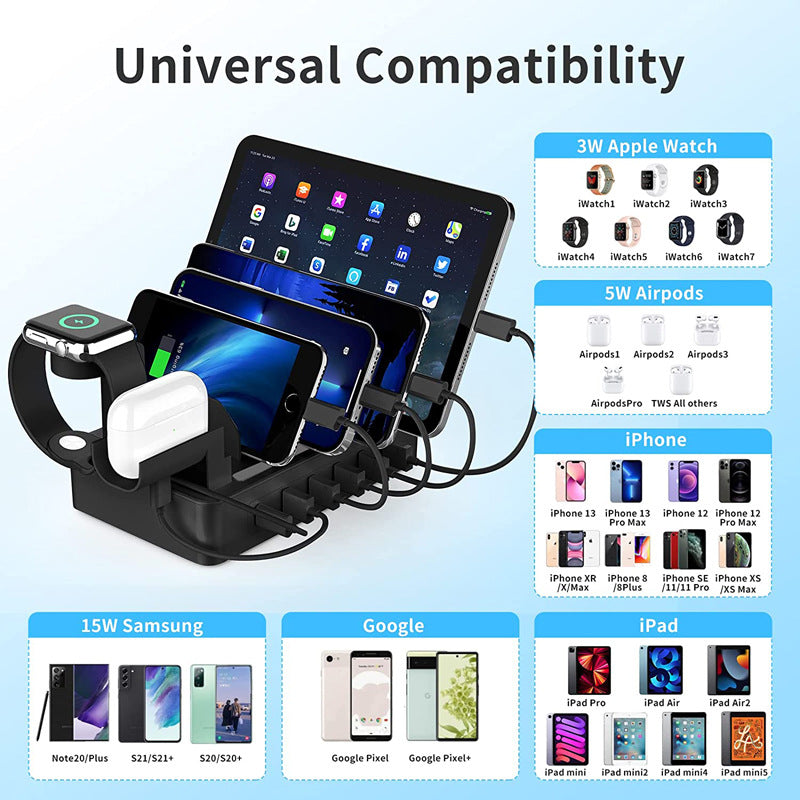 Desktop Multi-USB Charge Box Fast Charging Charger - Lifestyle360store